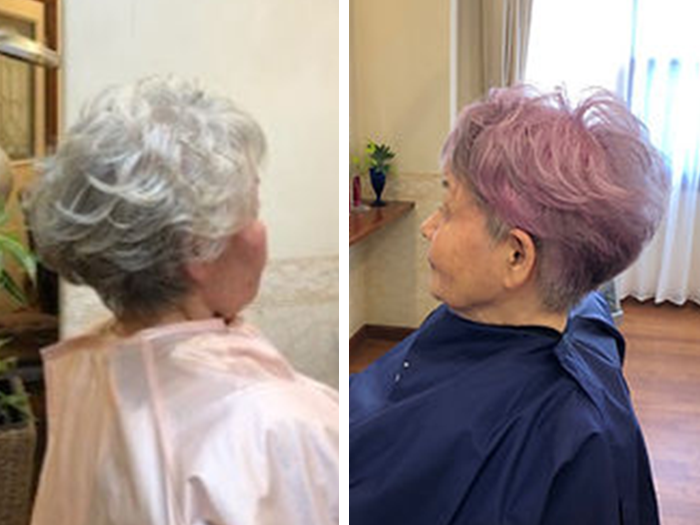 白髪を活かした「グレイヘア」